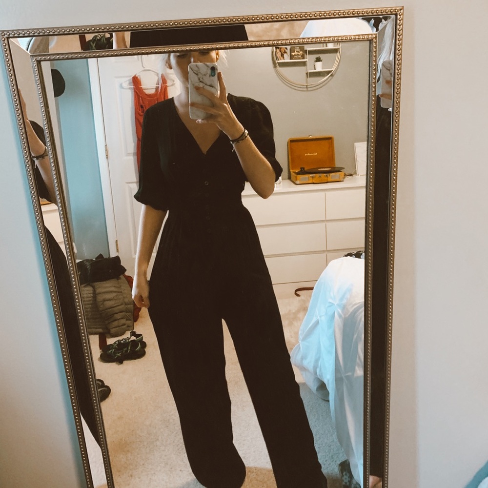 Black jumpsuit